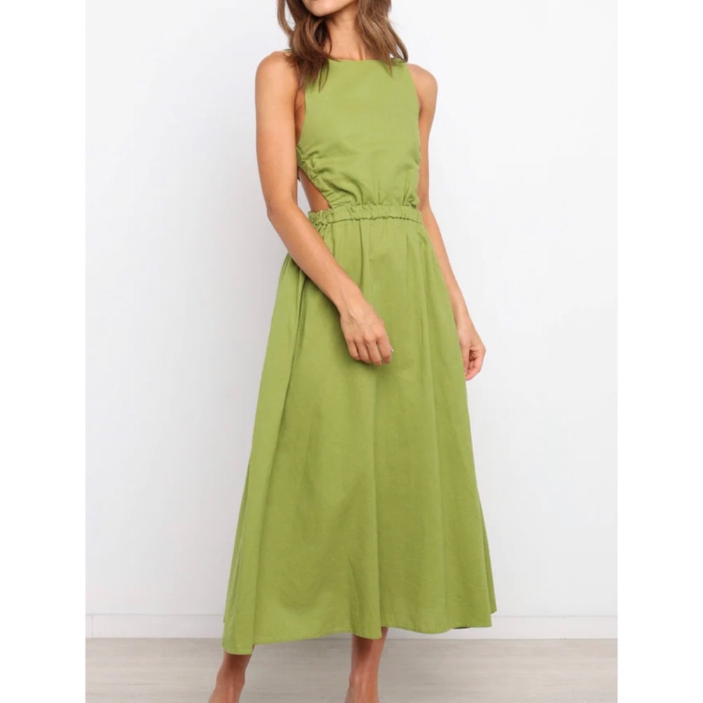 Petal and Pup ESTHER DRESS in GREEN